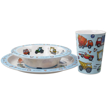 Little Stars Vehicles Dinner Set For Kids