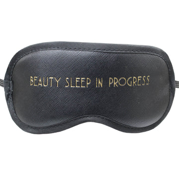Black Soft Padded Sleeping Mask