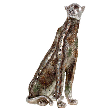 Exotic  Sitting Cheetah Art Decor