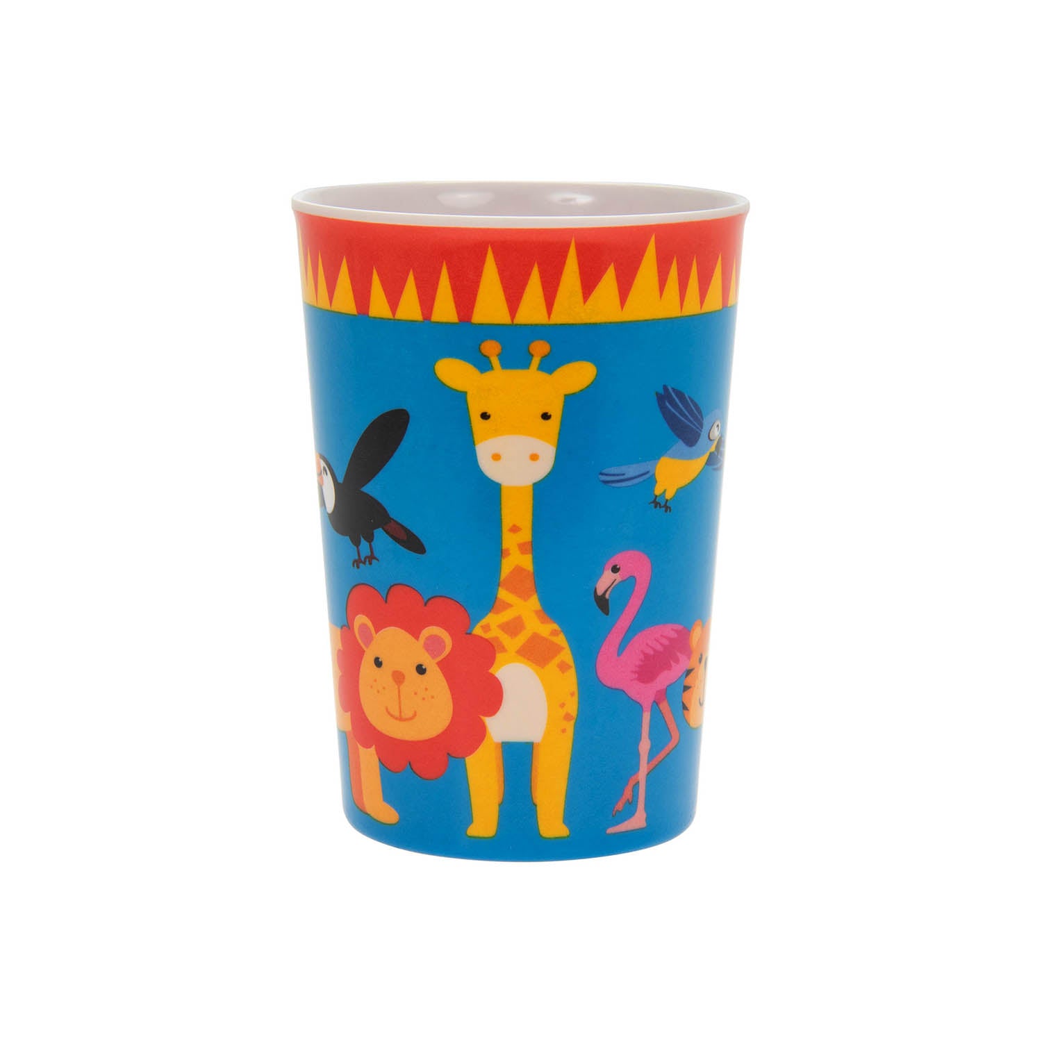 Blue Drinking Cup for Kids - Animals