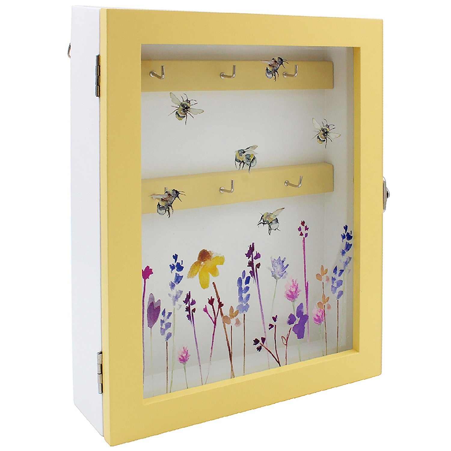 Bees & Flowers Key Cabinet