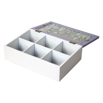 Lavender Tea Bags Box Storage