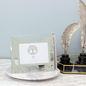 7x5inch Mirrored Tree of Life Picture Frame