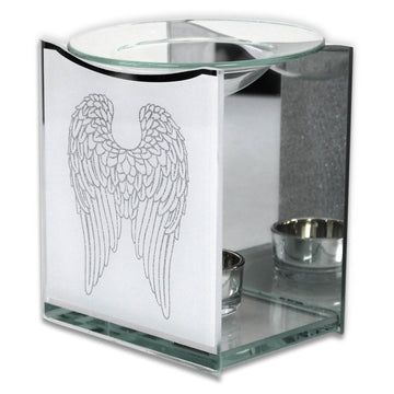 Angel Wings Mirrored Oil Burner