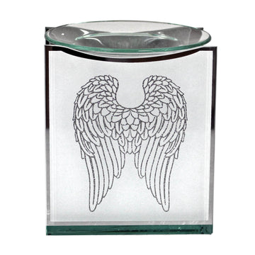 Angel Wings Mirrored Oil Burner