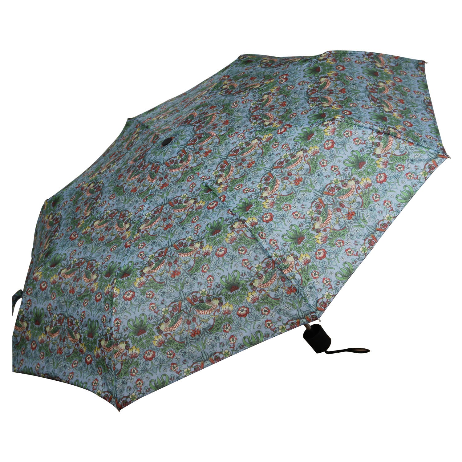 Strawberry Thief William Morris Folding Lightweight Umbrella