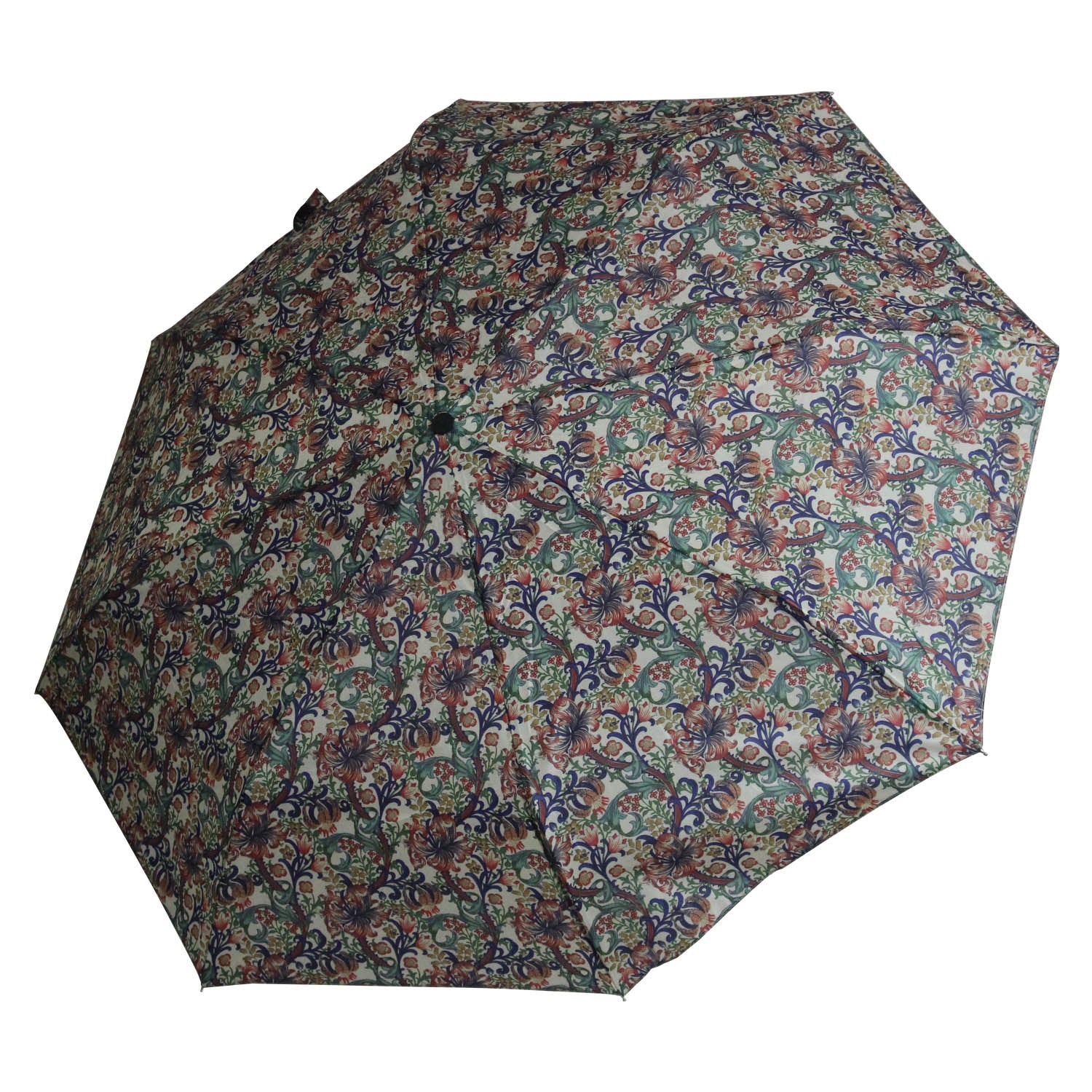 Golden Lilly William Morris Folding Lightweight Umbrella