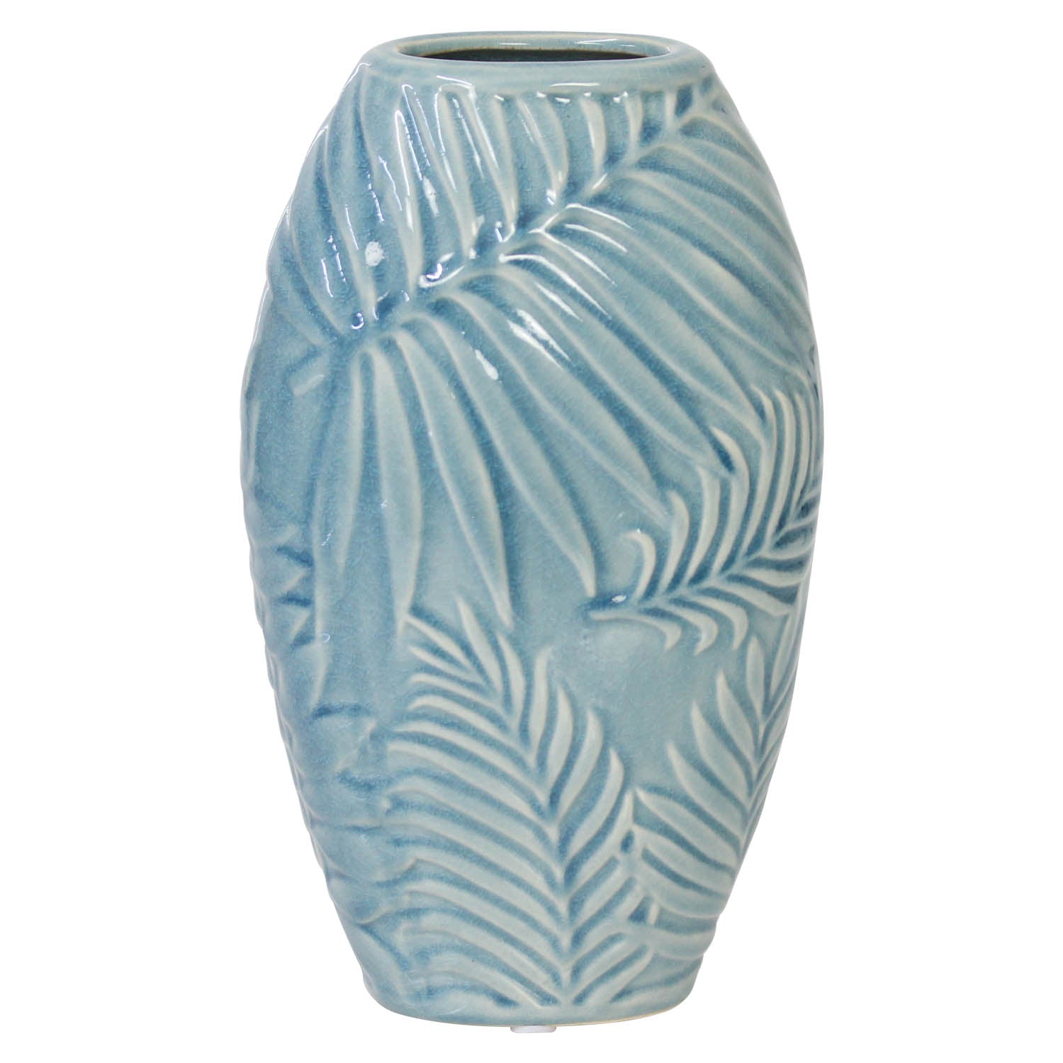 Tropical Leaves Medium Vase