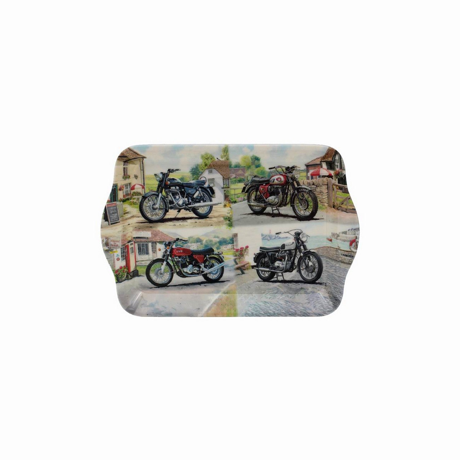 Small Classic Motorbike Design Serving Tray