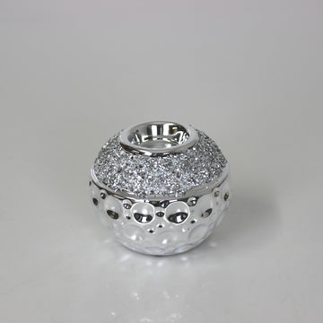 2-pc Silver Tea Light Candle Holder