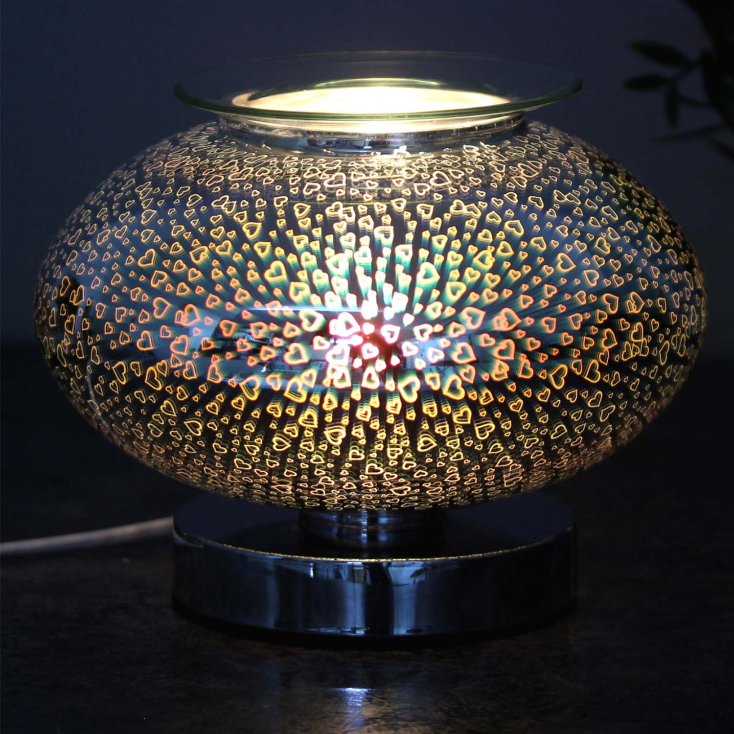 Aroma Electric Hearts Touch Lamp Wax Melt Burner