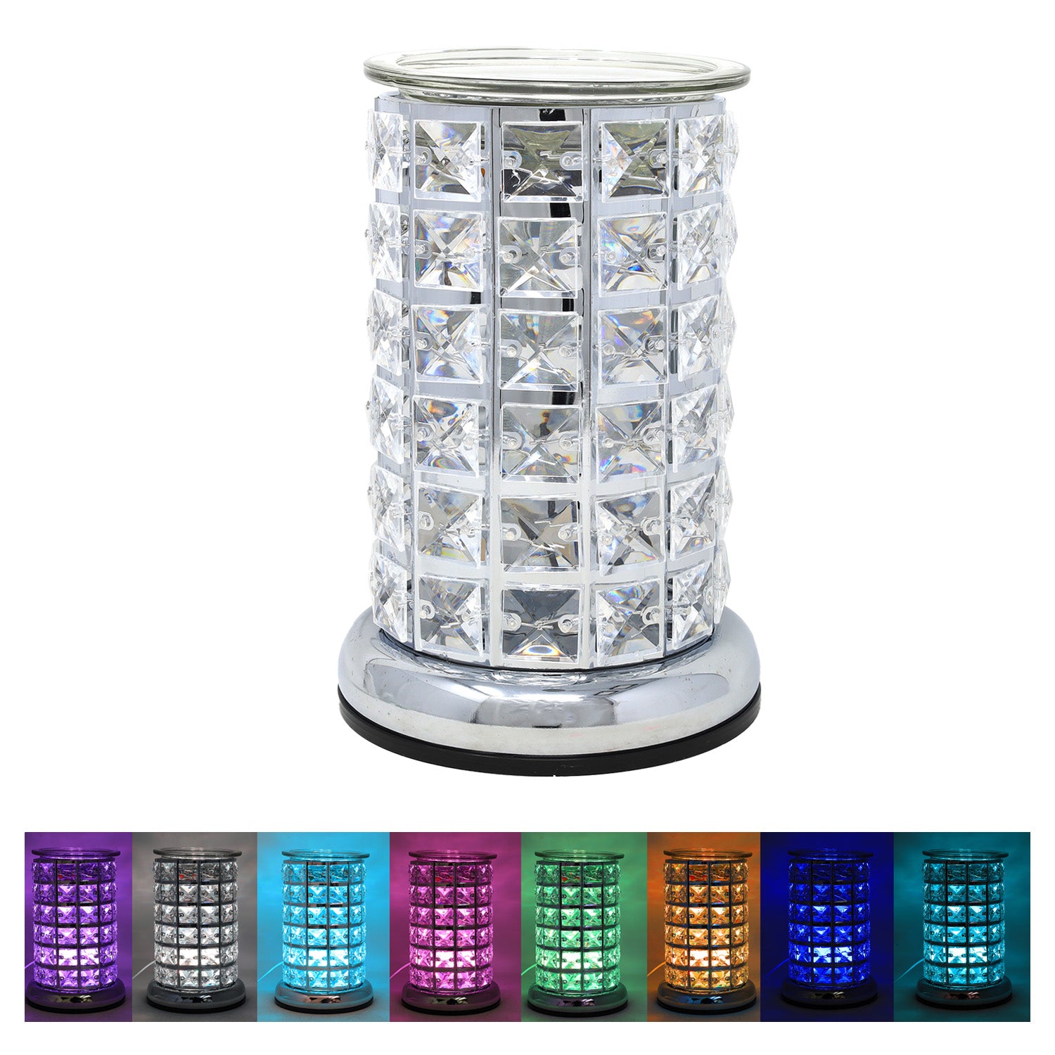 Desire Aroma Colour Changing Crystal Wax Melt Warmer Touch Lamp