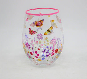 Butterfly Garden Gin Stemless Glass