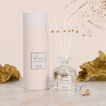 White Boutique Reed Diffuser Peony and Blush Suede 200ml