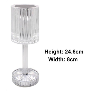 Crystal 3-Light LED 3D Kaledoscope Table Lamp