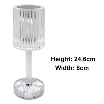 Crystal RGB LED 3D Kaleidoscope Table Lamp with Remote