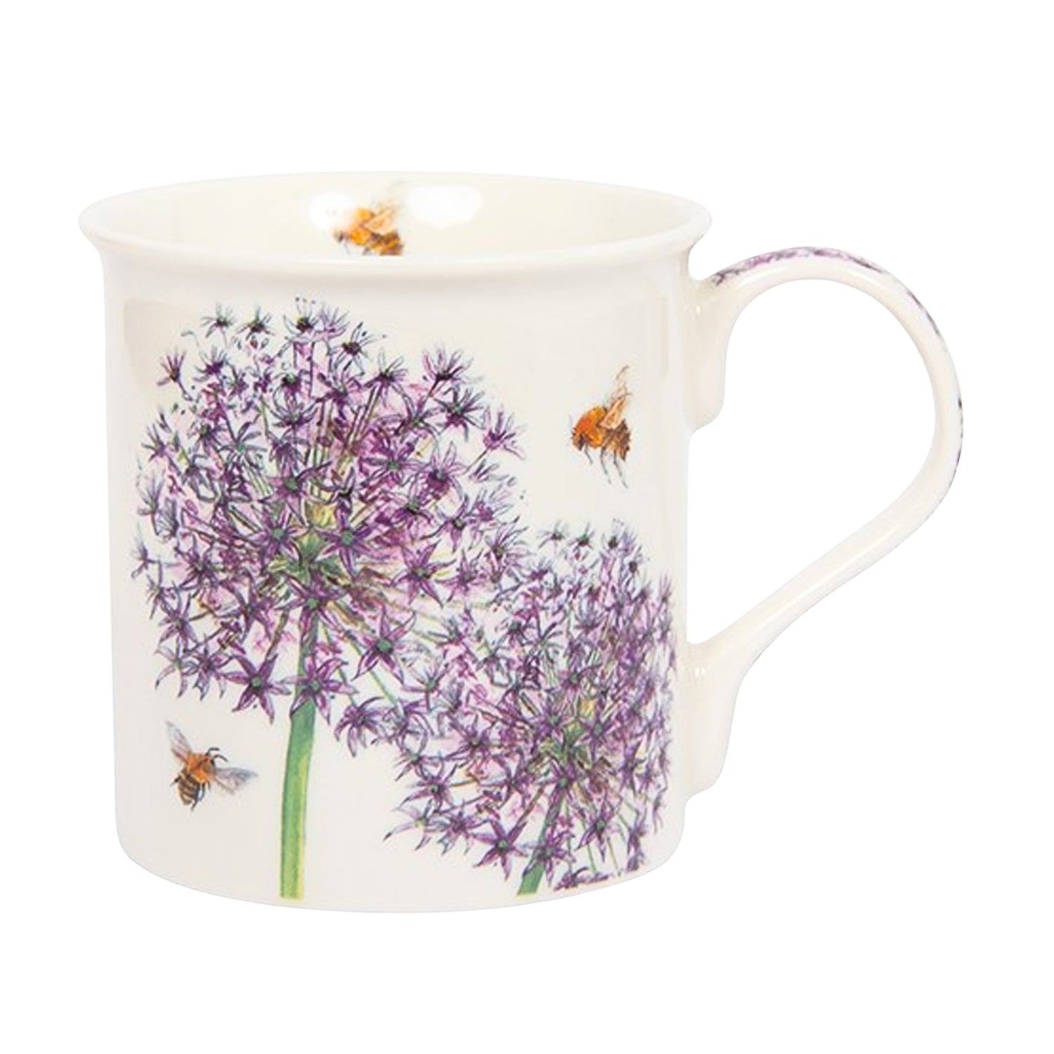 250ml Bee-tanical Allium Flower Ceramic Mug