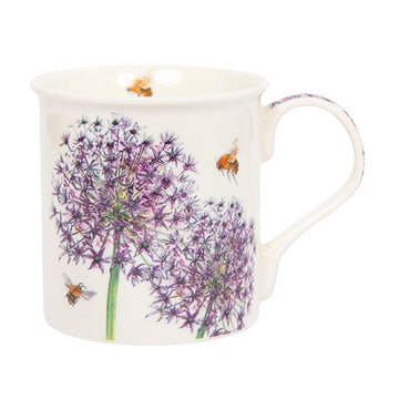 250ml Bee-tanical Allium Flower Ceramic Mug