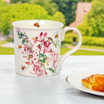 Bee-tanical Honeysuckle Flower Mug 250ml Cup