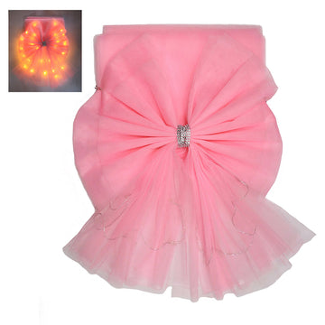 Deluxe Luxury LED Pink Door Bow