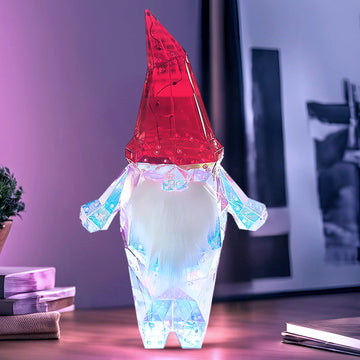 Santa Claus Holographic Color Changing Interactive LED Lamp