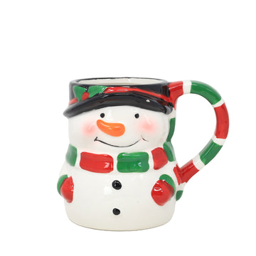 Snowman Christmas Mug Holiday Cup