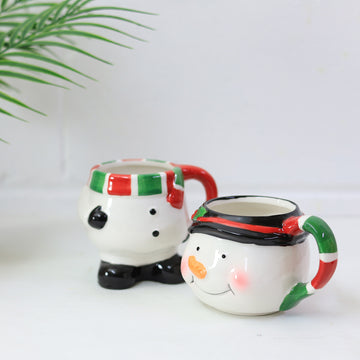 Snowman Stacker Hot Chocolate Bomb Cocoa Drink Mug Christmas Gift Set