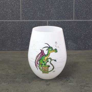 580ml Bug Art Duncan Dragon Stemless Gin Glass