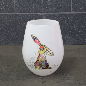 580ml Bug Art Binky Bunny Stemless Gin Glass