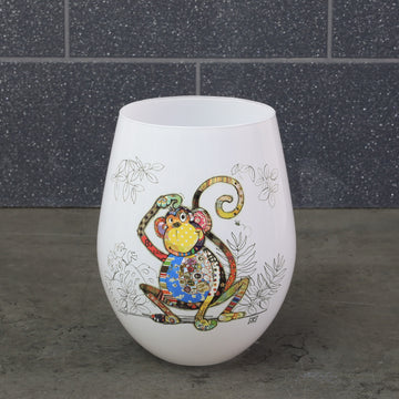 580ml Bug Art Monty Monkey Stemless Gin Glass