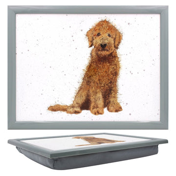 Cockapoo Dog Cushioned Lap Tray