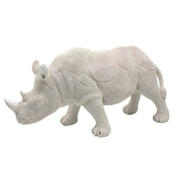 Rhinoceros Animal Resin Figurine