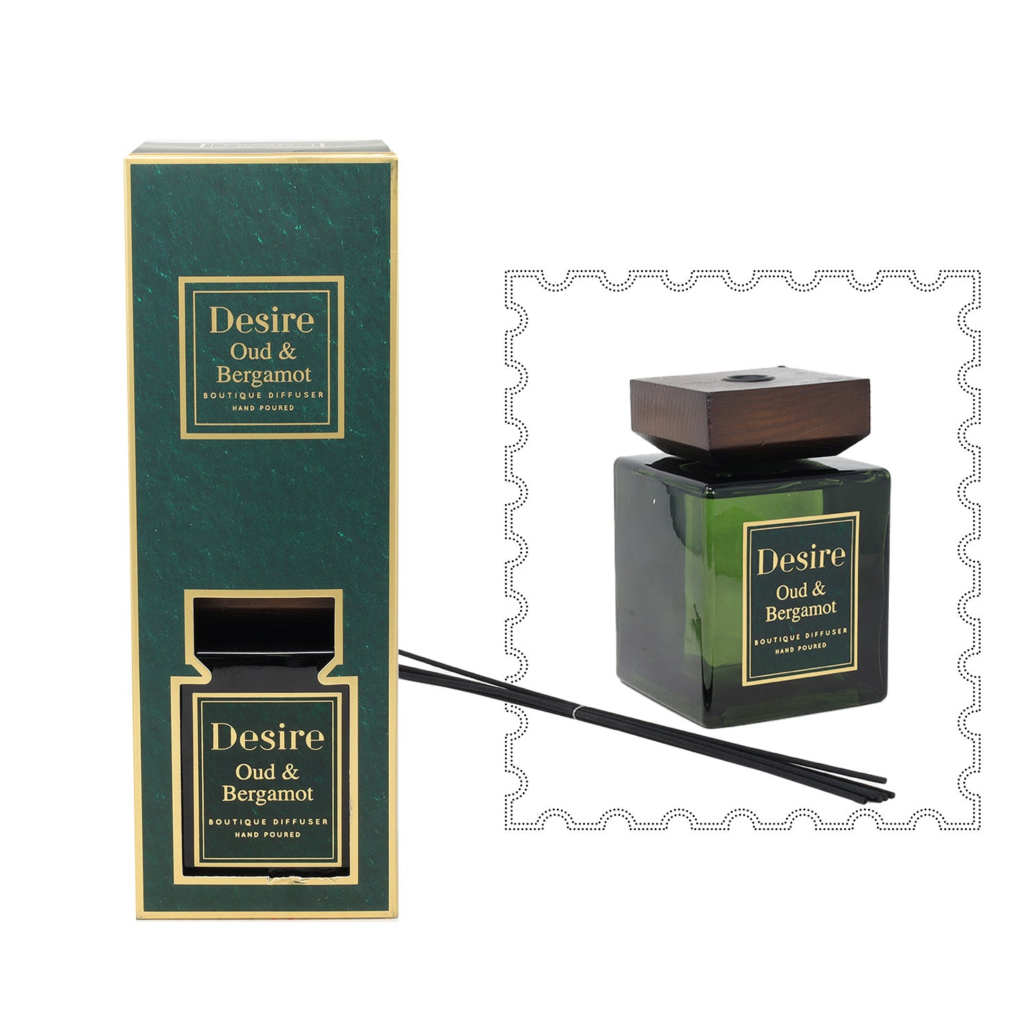 1000ml Oud & Bergamot Scent Boutique Reed Diffuser