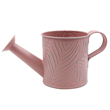 4Pcs 0.65L 10cm Pastel Pink Metal Watering Can Planter