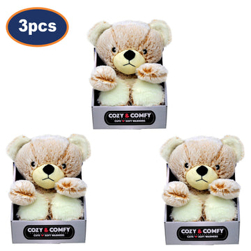 3Pcs Teddy Bear Reusable Hot & Cold Thermal Pack