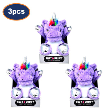 3Pcs Unicorn Reusable Hot & Cold Thermal Pack