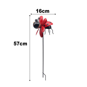 Bright Eyes Red Ladybird Garden Ornament