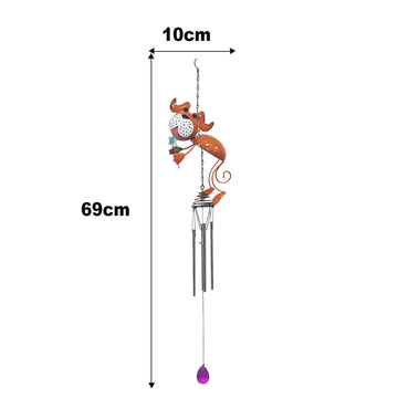 Bright Eyes Brown Dog Garden Wind Chime