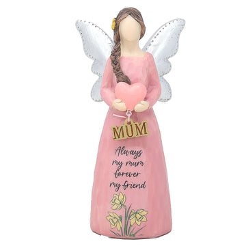 Resin Angel Heart Figurine