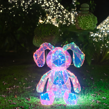Rabbit Bear Holographic Interactive LED Light