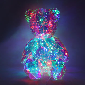 Starlightz Holographic Crystal LED Teddy Night Light