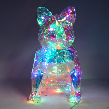 Starlightz Holographic Crystal LED Frenchie Night Light