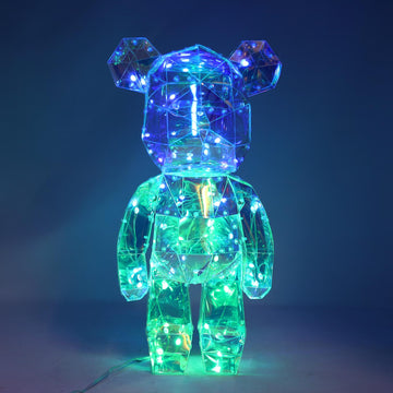 Starlightz Holographic Crystal LED Bear Night Light