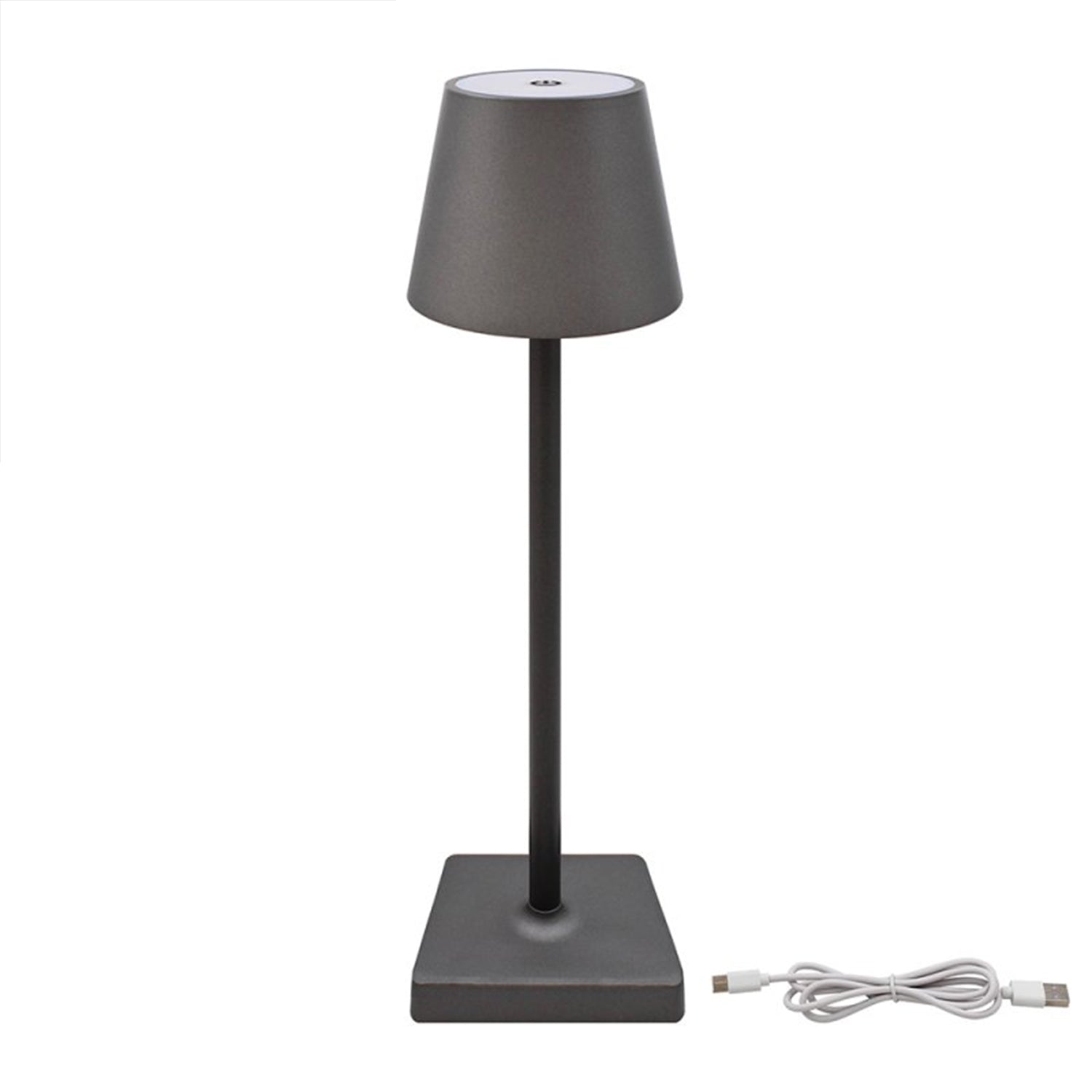 Graphite Grey Rechargeable Wireless Table Lamp