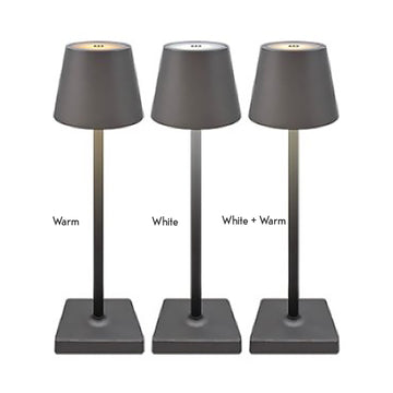 Graphite Grey Rechargeable Wireless Table Lamp