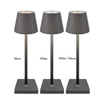 Black Rechargeable Wireless Table Lamp