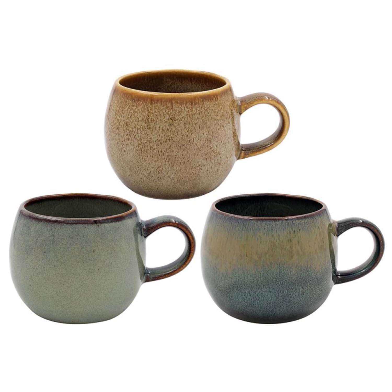 450ml Rustic Gradient Artisan Style Stoneware Reactive Glaze Mug