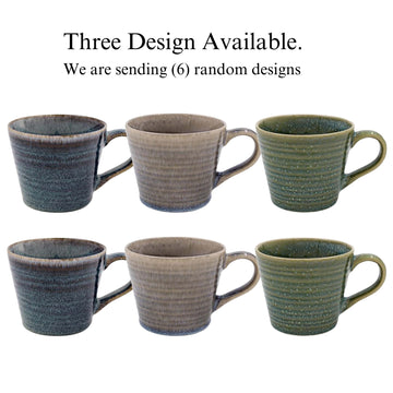 Reactive Glaze Mug 6pcs 260ml Artistan
