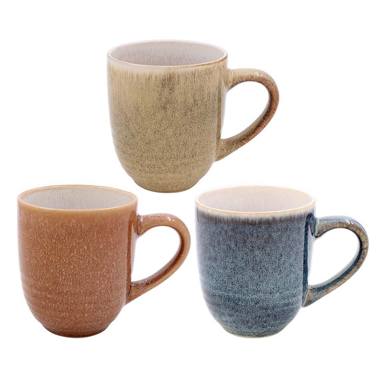 320ml Rustic Gradient Artisan Style Stoneware Reactive Glaze Mug