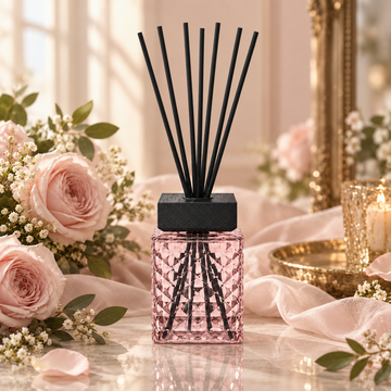 Reed Diffuser 1L Oud & Bergamot Luxury Crystal Glass